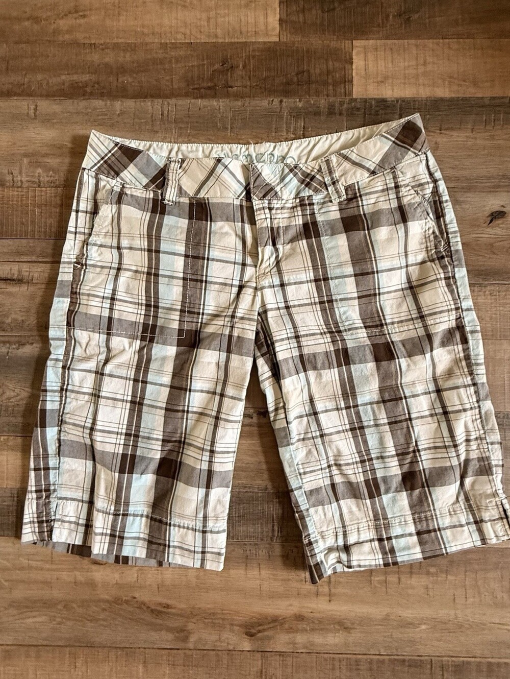 Ellemeno Bermuda Shorts Sz 9 Plaid Beach